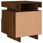 vidaXL Nachttische mit LED-Leuchten 2 Stk. Braun Eiche 40x39x48,5 cm vidaXL Nachttische mit LED-Leuchten 2 Stk. Braun Eiche 40x39x48,5 cm