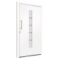 vidaXL Haustür Aluminium und PVC Weiß 100x210 cm vidaXL Haustür Aluminium und PVC Weiß 100x210 cm