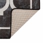 vidaXL Teppich Waschbar Schwarz und Weiß 160x230 cm Rutschfest vidaXL Teppich Waschbar Schwarz und Weiß 160x230 cm Rutschfest