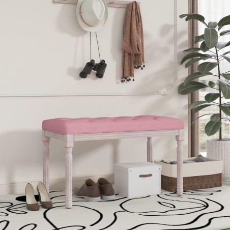 vidaXL Sitzbank Rosa 80x40x49 cm Samt