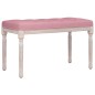 vidaXL Sitzbank Rosa 80x40x49 cm Samt vidaXL Sitzbank Rosa 80x40x49 cm Samt