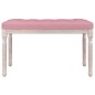 vidaXL Sitzbank Rosa 80x40x49 cm Samt vidaXL Sitzbank Rosa 80x40x49 cm Samt