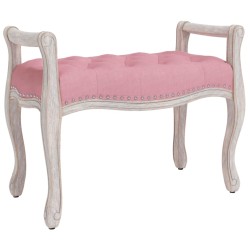 vidaXL Sitzbank Rosa 80x45x60 cm Samt