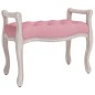 vidaXL Sitzbank Rosa 80x45x60 cm Samt vidaXL Sitzbank Rosa 80x45x60 cm Samt