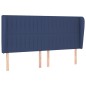vidaXL Boxspringbett mit Matratze Blau 200x200 cm Stoff vidaXL Boxspringbett mit Matratze Blau 200x200 cm Stoff