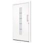Haustür Aluminium und PVC Weiß 100x210 cm Haustür Aluminium und PVC Weiß 100x210 cm