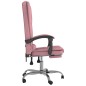 vidaXL Bürostuhl mit Massagefunktion Rosa Samt vidaXL Bürostuhl mit Massagefunktion Rosa Samt