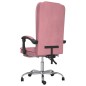 vidaXL Bürostuhl mit Massagefunktion Rosa Samt vidaXL Bürostuhl mit Massagefunktion Rosa Samt