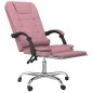 vidaXL Bürostuhl mit Massagefunktion Rosa Samt vidaXL Bürostuhl mit Massagefunktion Rosa Samt