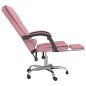 vidaXL Bürostuhl mit Massagefunktion Rosa Samt vidaXL Bürostuhl mit Massagefunktion Rosa Samt