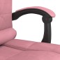 vidaXL Bürostuhl mit Massagefunktion Rosa Samt vidaXL Bürostuhl mit Massagefunktion Rosa Samt