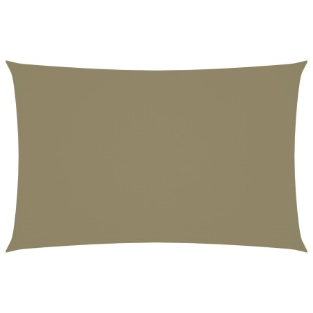 vidaXL Sonnensegel Oxford-Gewebe Rechteckig 5x8 m Beige