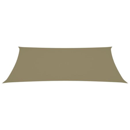 vidaXL Sonnensegel Oxford-Gewebe Rechteckig 5x8 m Beige
