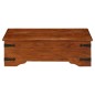 vidaXL Couchtisch Massivholz mit Honigfarbenem Finish 110x55x35 cm vidaXL Couchtisch Massivholz mit Honigfarbenem Finish 110x55x35 cm