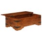 vidaXL Couchtisch Massivholz mit Honigfarbenem Finish 110x55x35 cm vidaXL Couchtisch Massivholz mit Honigfarbenem Finish 110x55x35 cm