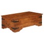 vidaXL Couchtisch Massivholz mit Honigfarbenem Finish 110x55x35 cm vidaXL Couchtisch Massivholz mit Honigfarbenem Finish 110x55x35 cm