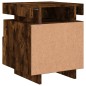 vidaXL Nachttische mit LED-Leuchten 2 Stk. Räuchereiche 40x39x48,5 cm vidaXL Nachttische mit LED-Leuchten 2 Stk. Räuchereiche 40x39x48,5 cm