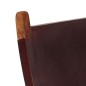 vidaXL Relaxstuhl Klappbar Dunkelbraun Echtleder vidaXL Relaxstuhl Klappbar Dunkelbraun Echtleder