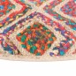 vidaXL Teppich Waschbar Mehrfarbig Ø 120 cm Rutschfest vidaXL Teppich Waschbar Mehrfarbig Ø 120 cm Rutschfest