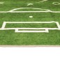 vidaXL Kinderteppich Grün 160x230 cm Fußballfeld Waschbar Rutschfest vidaXL Kinderteppich Grün 160x230 cm Fußballfeld Waschbar Rutschfest