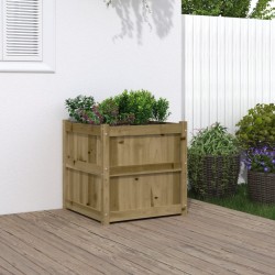 vidaXL Pflanzkübel 60x60x60 cm Kiefernholz Imprägniert