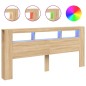 vidaXL LED-Kopfteil Sonoma Eiche 220x18,5x103,5 cm Holzwerkstoff vidaXL LED-Kopfteil Sonoma Eiche 220x18,5x103,5 cm Holzwerkstoff