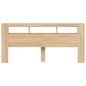 vidaXL LED-Kopfteil Sonoma Eiche 220x18,5x103,5 cm Holzwerkstoff vidaXL LED-Kopfteil Sonoma Eiche 220x18,5x103,5 cm Holzwerkstoff