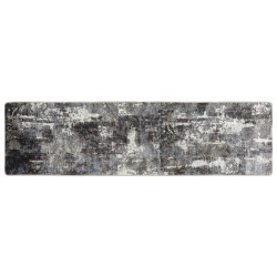 vidaXL Teppich Waschbar Mehrfarbig 80x300 cm Rutschfest