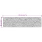 vidaXL Teppich Waschbar Mehrfarbig 80x300 cm Rutschfest vidaXL Teppich Waschbar Mehrfarbig 80x300 cm Rutschfest