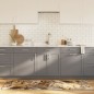 vidaXL Küchenteppich Mehrfarbig 60x180 cm Waschbar Rutschfest vidaXL Küchenteppich Mehrfarbig 60x180 cm Waschbar Rutschfest