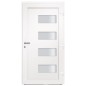 Haustür Aluminium und PVC Weiß 100x210 cm Haustür Aluminium und PVC Weiß 100x210 cm