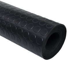 vidaXL Bodenmatte Rutschfest Gummi 1,5x4 m 3 mm Punktmuster