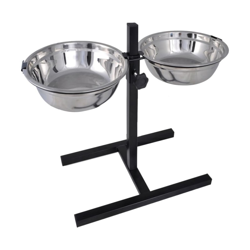 Futternapf Höhenverstellbar Napfständer, 2 x 2,6L Futternapf Höhenverstellbar Napfständer, 2 x 2,6L