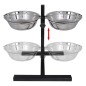 Futternapf Höhenverstellbar Napfständer, 2 x 2,6L Futternapf Höhenverstellbar Napfständer, 2 x 2,6L