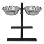 Futternapf Höhenverstellbar Napfständer, 2 x 2,6L Futternapf Höhenverstellbar Napfständer, 2 x 2,6L