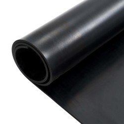 vidaXL Bodenmatte Rutschfest Gummi 1,2x2 m 8 mm Glatt