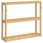 vidaXL Badregal mit 3 Ablagen Wandmontage 60x15x54 cm Bambus vidaXL Badregal mit 3 Ablagen Wandmontage 60x15x54 cm Bambus