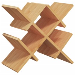 vidaXL Weinregal für 5 Flaschen 41x15x25 cm Bambus