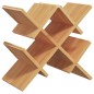 vidaXL Weinregal für 5 Flaschen 41x15x25 cm Bambus vidaXL Weinregal für 5 Flaschen 41x15x25 cm Bambus