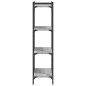 vidaXL Bücherregal 4 Böden Grau Sonoma 60x30x120 cm Holzwerkstoff vidaXL Bücherregal 4 Böden Grau Sonoma 60x30x120 cm Holzwerkstoff