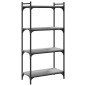 vidaXL Bücherregal 4 Böden Grau Sonoma 60x30x120 cm Holzwerkstoff vidaXL Bücherregal 4 Böden Grau Sonoma 60x30x120 cm Holzwerkstoff