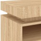 vidaXL Nachttische mit LED-Leuchten 2 Stk. Sonoma Eiche 40x39x48,5 cm vidaXL Nachttische mit LED-Leuchten 2 Stk. Sonoma Eiche 40x39x48,5 cm