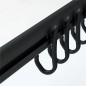 Sealskin Duschvorhangstangen-Set Easy-Roll Schwarz Sealskin Duschvorhangstangen-Set Easy-Roll Schwarz