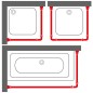 Sealskin Duschvorhangstangen-Set Easy-Roll Schwarz Sealskin Duschvorhangstangen-Set Easy-Roll Schwarz