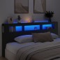 vidaXL LED-Kopfteil Schwarz 220x18,5x103,5 cm Holzwerkstoff vidaXL LED-Kopfteil Schwarz 220x18,5x103,5 cm Holzwerkstoff