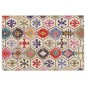 vidaXL Teppich Waschbar Mehrfarbig 120x180 cm Rutschfest vidaXL Teppich Waschbar Mehrfarbig 120x180 cm Rutschfest