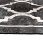 vidaXL Teppich Waschbar Schwarz und Weiß 120x180 cm Rutschfest vidaXL Teppich Waschbar Schwarz und Weiß 120x180 cm Rutschfest