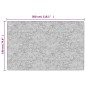 vidaXL Teppich Waschbar Schwarz und Weiß 190x300 cm Rutschfest vidaXL Teppich Waschbar Schwarz und Weiß 190x300 cm Rutschfest