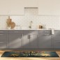 vidaXL Küchenteppich Mehrfarbig 60x180 cm Waschbar Rutschfest vidaXL Küchenteppich Mehrfarbig 60x180 cm Waschbar Rutschfest