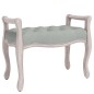 vidaXL Sitzbank Hellgrau 80x45x60 cm Samt vidaXL Sitzbank Hellgrau 80x45x60 cm Samt